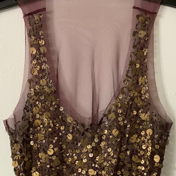 Handmade Tops - Purple & Gold Sexy Dressy T Top